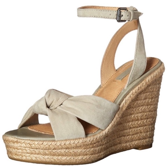 Frye Charlotte Twist Sage Espadrille Wedge Sandals - Picture 8 of 8